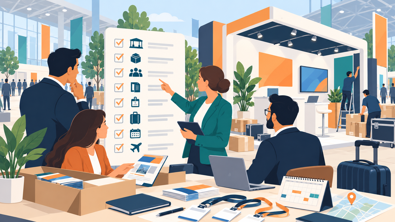 ¿Primera vez como expositor? Lista de control antes de viajar